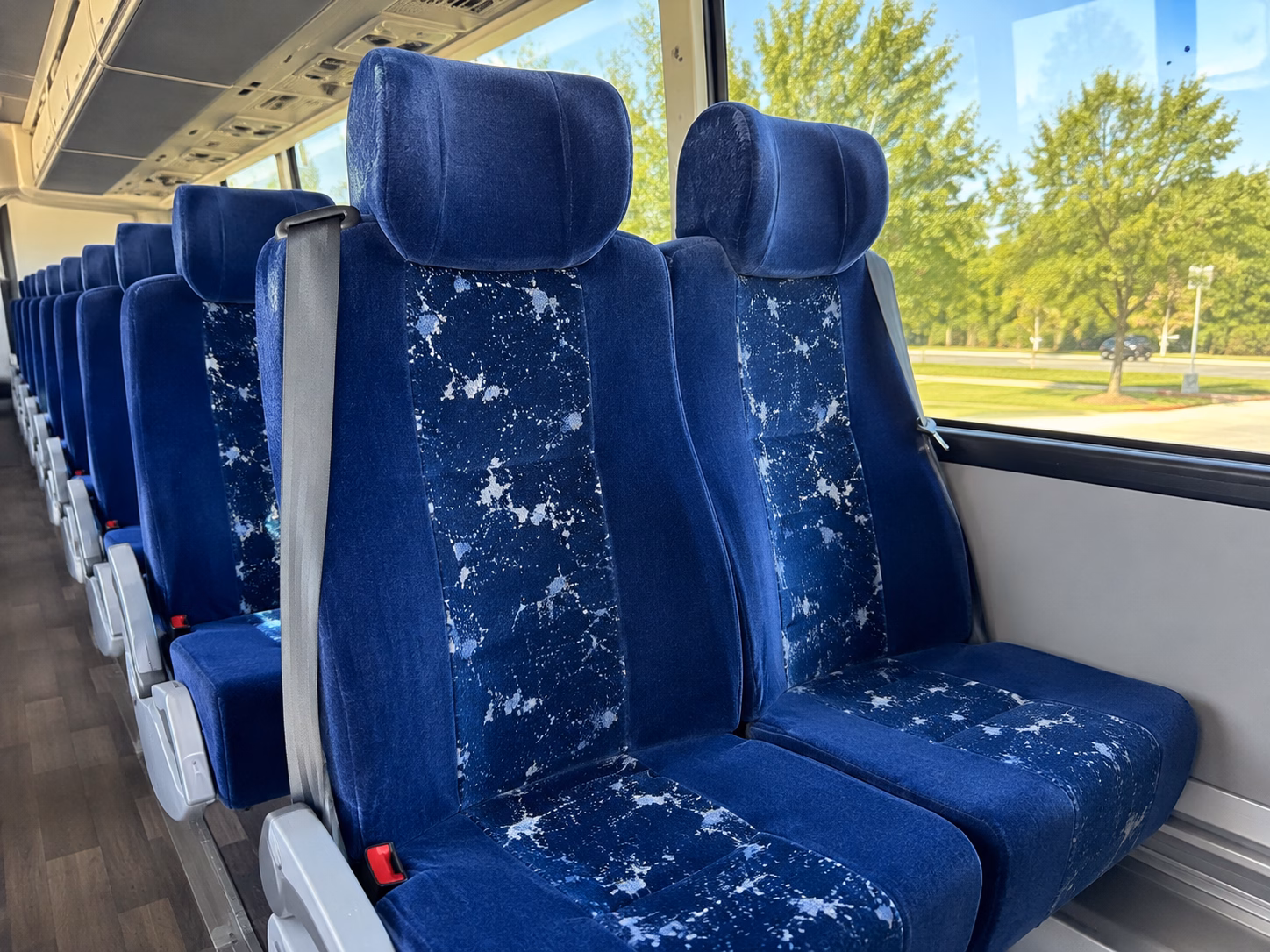 irving bus rental service area